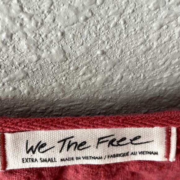 We the Free by Free People Over U Top - Red Clover - XS - Picture 6 of 7